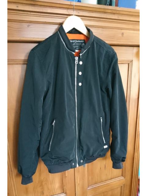 Diesel Rare Black Detail Collar Zipper Bomber Jacket