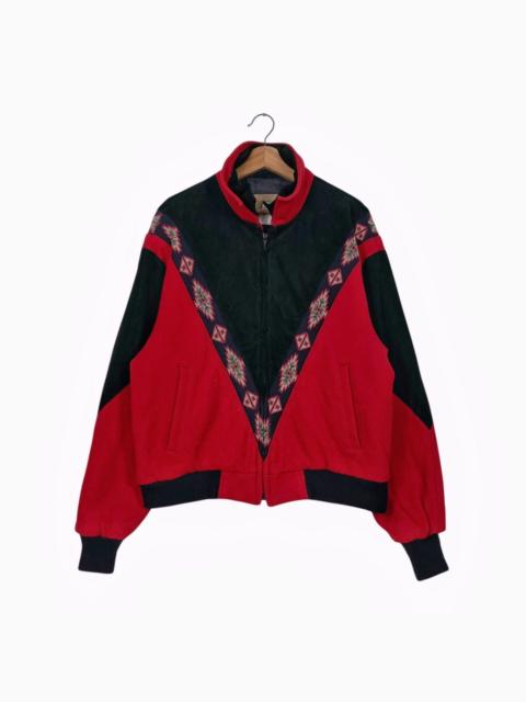 Other Designers Vintage 80s Cripple Creek By Circle S Wool Suede Jacket