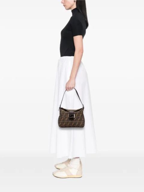FENDI RARE Vintage Fendi Zucca Double Flap Shoulder Bag