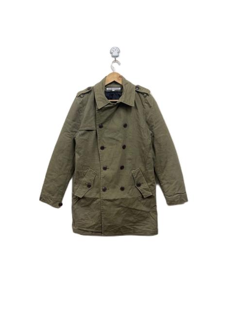 Other Designers If Six Was Nine - HVC international army design khaki trenchcoat