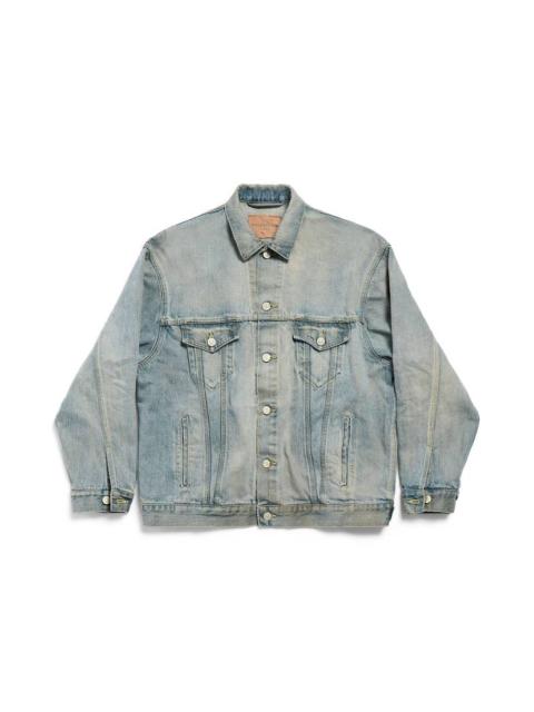 BALENCIAGA Women's Jacket Regular Fit in Heather Grey/blue