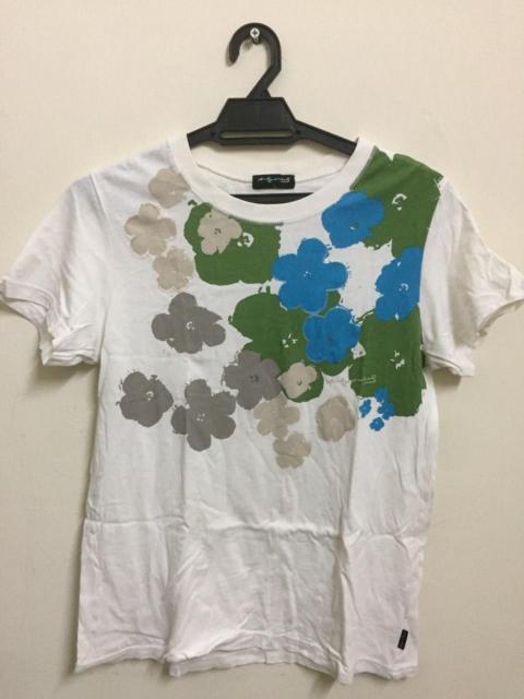 Other Designers Andy Warhol × Designer × Vintage - VERY RARE DESIGN ANDY WARHOL FLOWER Shirt White Vintage