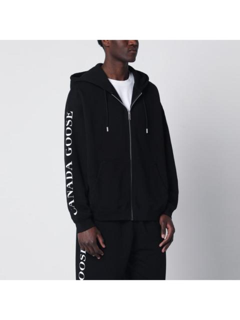 Canada Goose Canada Goose Black Zip-Up Sweatshirt With Logo Men