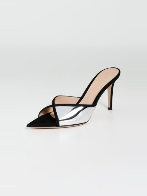 Gianvito Rossi G10124 Camoscio Metal Heels