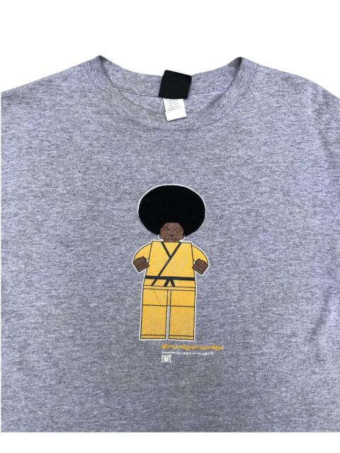 Other Designers Vintage - Vintage Drunkn Munky Lego Afro Karate Short Sleeve Tshirt