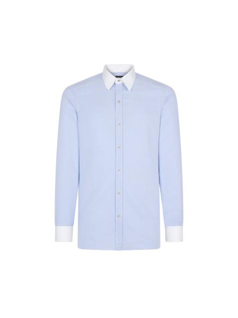 TOM FORD TRIDIMENSIONAL STRUCTURE SLIM FIT SHIRT