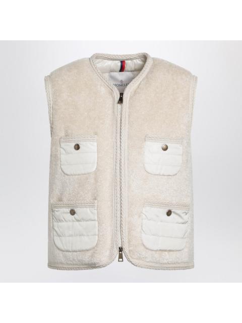 Moncler Moncler Mimosa Gilet In Teddy-Effect Fleece Women