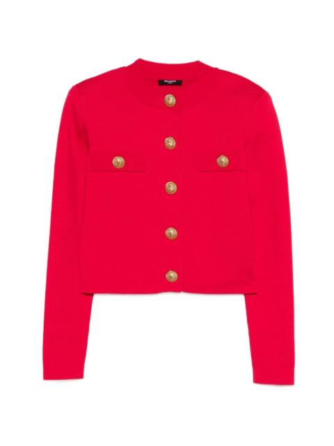 Balmain Balmain Women Buttoned Crewneck Cardigan