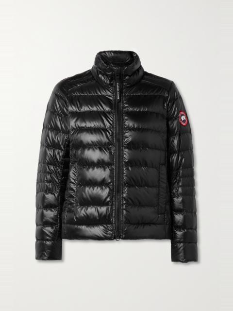 Cypress quilted recycled-ripstop down jacket