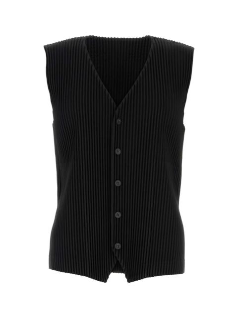 ISSEY MIYAKE Homme Plisse' Issey Miyake Men Black Polyester Vest