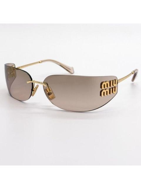 Miu Miu NEW MIU MIU SUNGLASSES MUA51S 5AK20P GOLD WOMEN MU A51S SMU