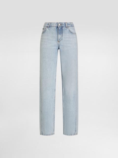 The Row Ryley Jean in Denim | REVERSIBLE