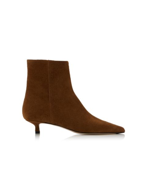 Aeyde Sofie Suede Ankle Boots tan