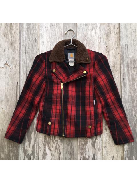 Other Designers Vintage - Vintage Carhartt Double Collar Plaid Jacket