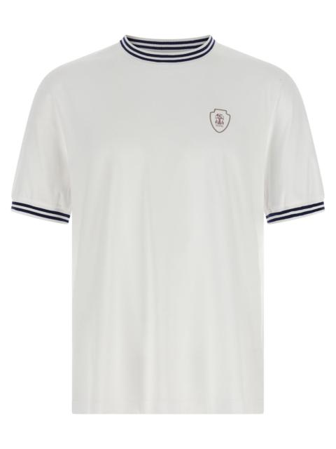 Brunello Cucinelli Brunello Cucinelli Men Solomeo Coat Of Arms T-Shirt