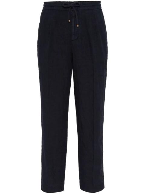 Brunello Cucinelli Brunello Cucinelli Men Leisure Fit Pants With Drawstring