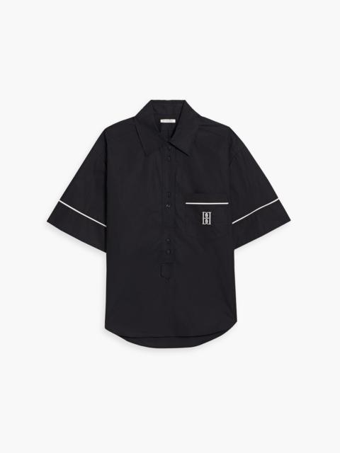 BY MALENE BIRGER Mallias embroidered cotton-poplin shirt