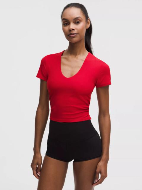 lululemon All It Takes Ribbed Nulu V-Neck T-Shirt *B–D Cups