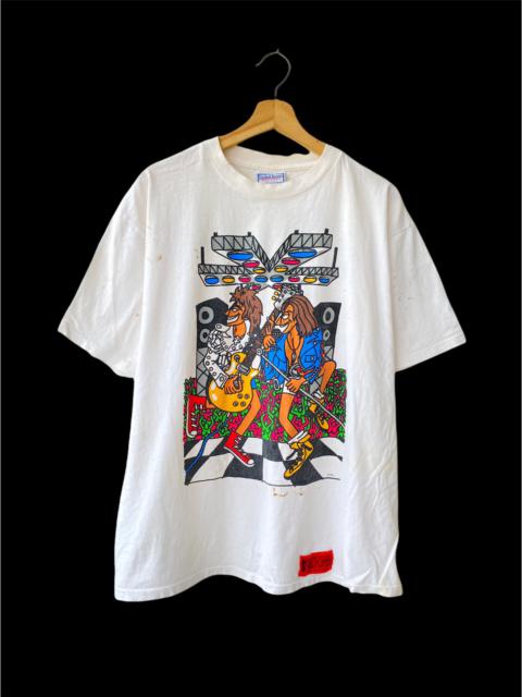 Other Designers Vintage - Vintage 90s B’Z Japanese Guitarist Tak Matsumoto White Tee