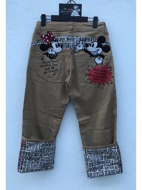 Other Designers Mickey Mouse - Disney Mickey Mouse Embroidered Pants