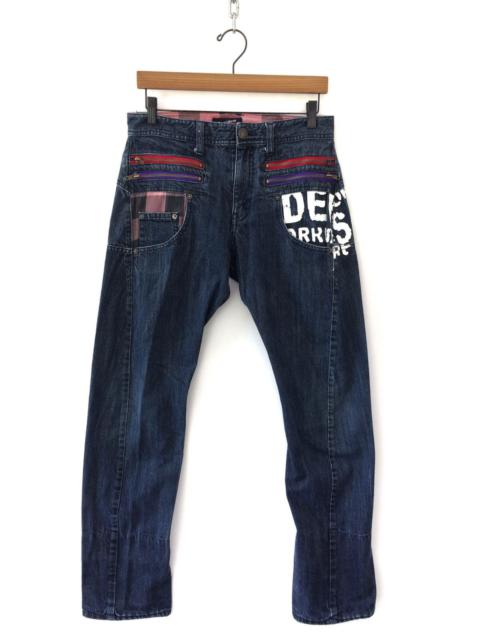 Other Designers japanese brand Sorridere indigo Full zipper Denim Pants