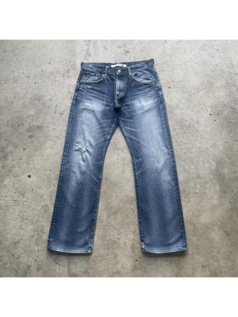 Other Designers W33 Vintage Edwin XV Distressed Jeans Faded Denim Pants