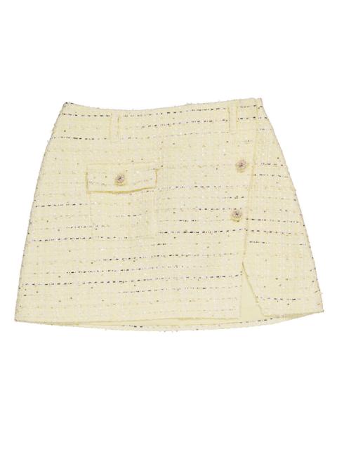 self-portrait Self Portrait Belted Boucle Miniskirt, Brand Size 12 (US Size 8)