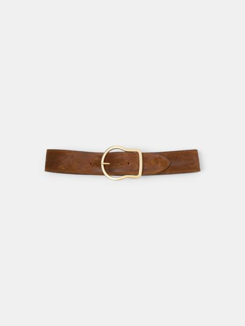 DOROTHEE SCHUMACHER SUEDE SENSATION 6cm waxed belt