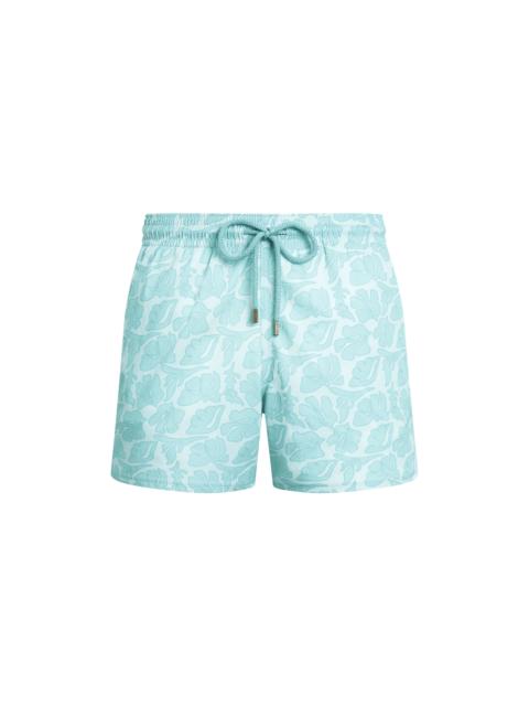 Vilebrequin Vilebrequin Men Stretch Short Swim Shorts Seashells in White at Nordstrom