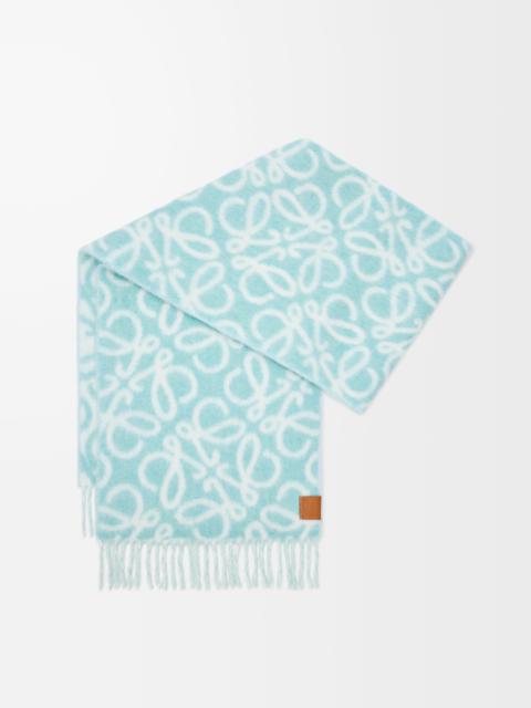 Loewe Anagram scarf in alpaca and wool blend