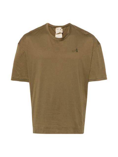 Ten C LOGO-EMBROIDERED COTTON T-SHIRT