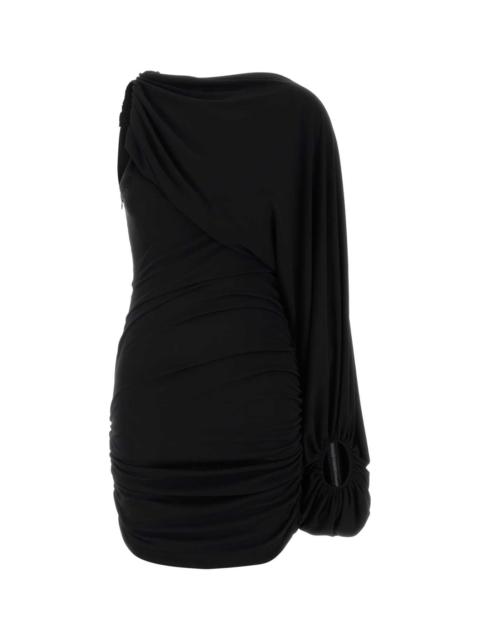 THE ANDAMANE The Andamane Women Black Jersey Selene Mini Dress