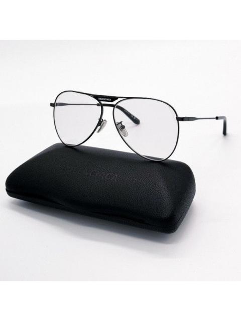 BALENCIAGA NEW BALENCIAGA BB0244S 004 AVIATOR GREY UNISEX SUNGLASSES BA