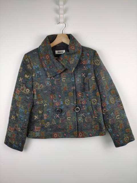 Other Designers Vintage - Vintage Cropped Peacoat Inspired Kapital Boro Style