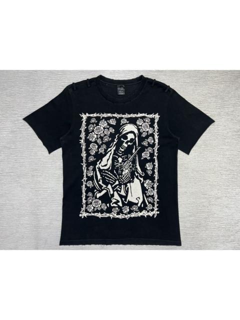NUMBER (N)INE Number (N)ine - SS06 - Guns & Roses Skeleton Distressed Tee