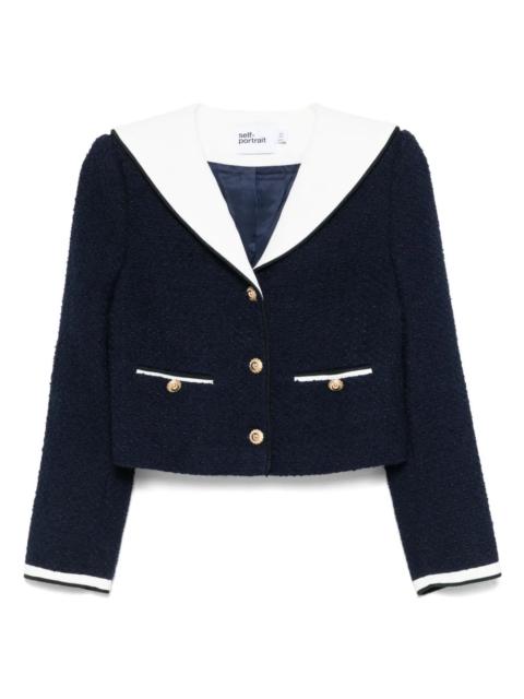 self-portrait Self-Portrait Women Bouclé Jacket With Jewel Buttons