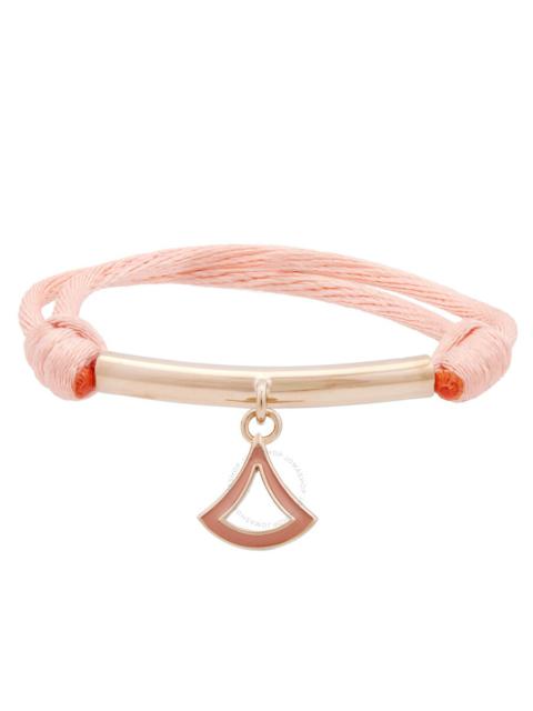Bvlgari Divas Dream Bracelet In Rose Gold Fabric