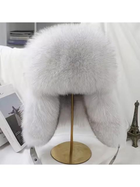 Other Designers Other - Real Fur Ushanka Winter Russian Hat Size S