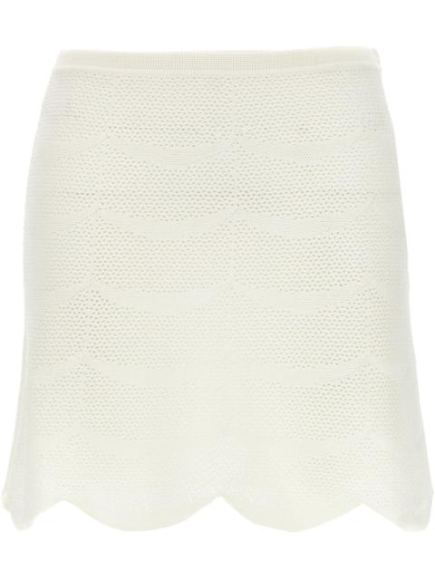 Tom Ford Women Crochet Mini Skirt