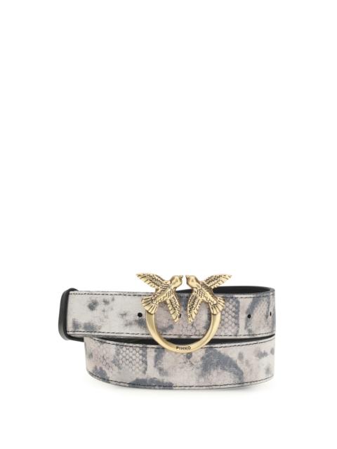 PINKO Pinko Python Print Belt