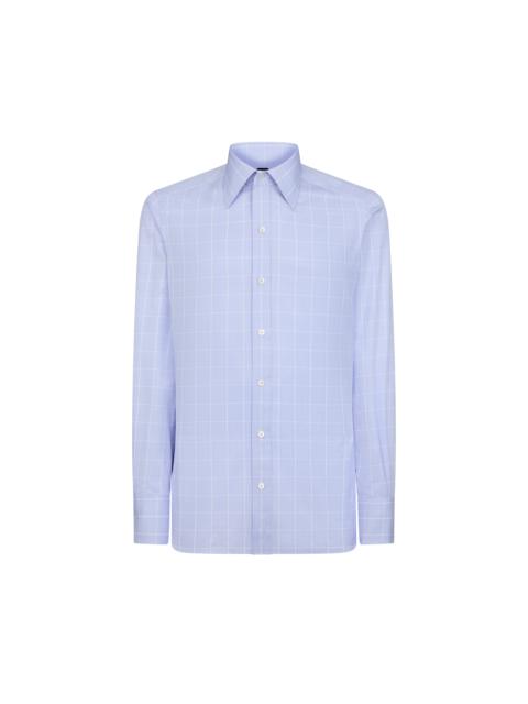 TOM FORD FINE PRINCE OF WALES SLIM FIT SHIRT