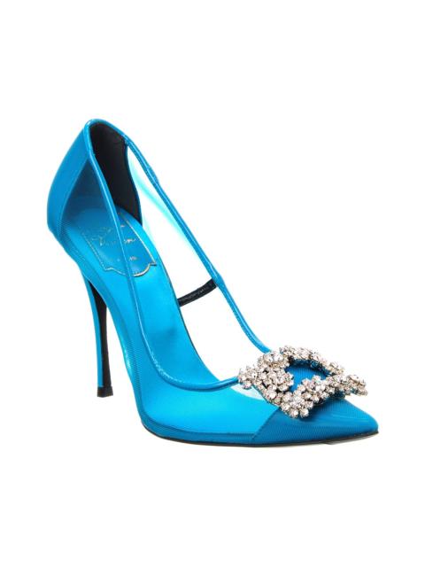 Roger Vivier Roger Vivier Mesh & Patent Pump