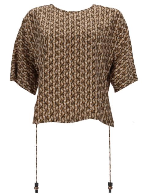Max Mara PRINTED SILK BLOUSE