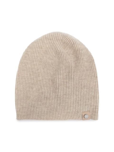 ribbed knit beanie