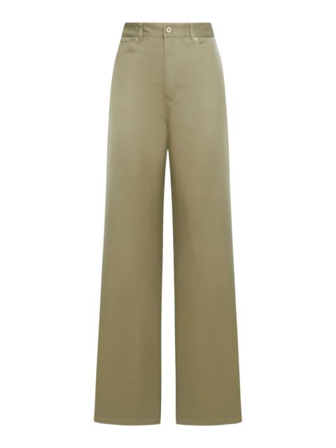 Loewe Women High-Waisted Cotton Trousers