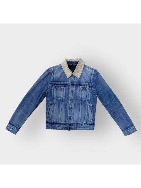 SLP Corduroy Collar Denim Jacket
