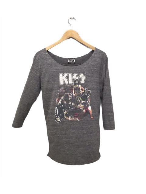 Other Designers Kiss band tees 3quarters