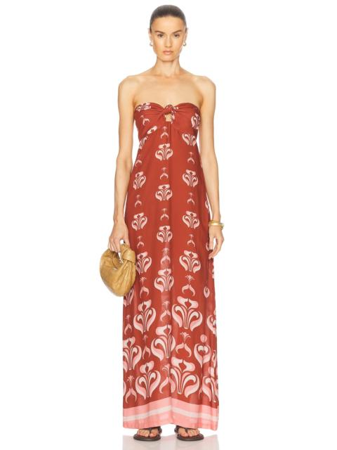 ADRIANA DEGREAS Vintage Lily Long Dress