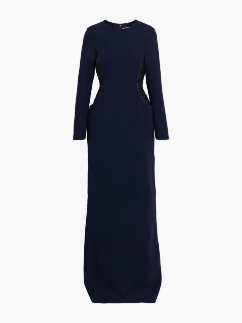 GABRIELA HEARST Godzilla braid-trimmed wool-crepe maxi dress