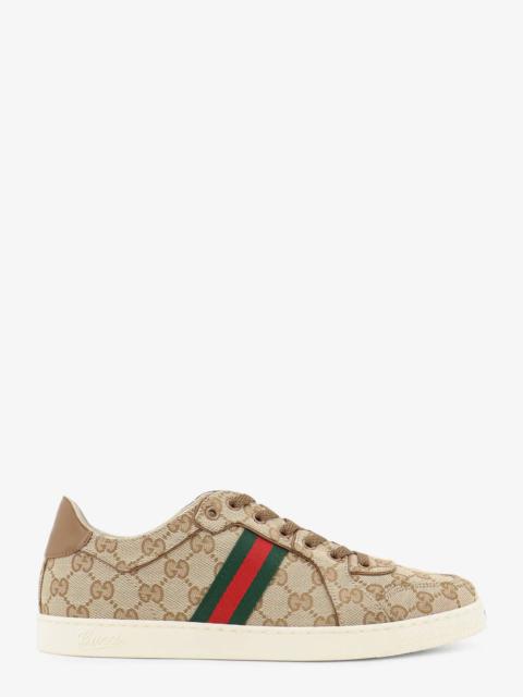 GUCCI Gucci GG Canvas Sneakers Beige Men